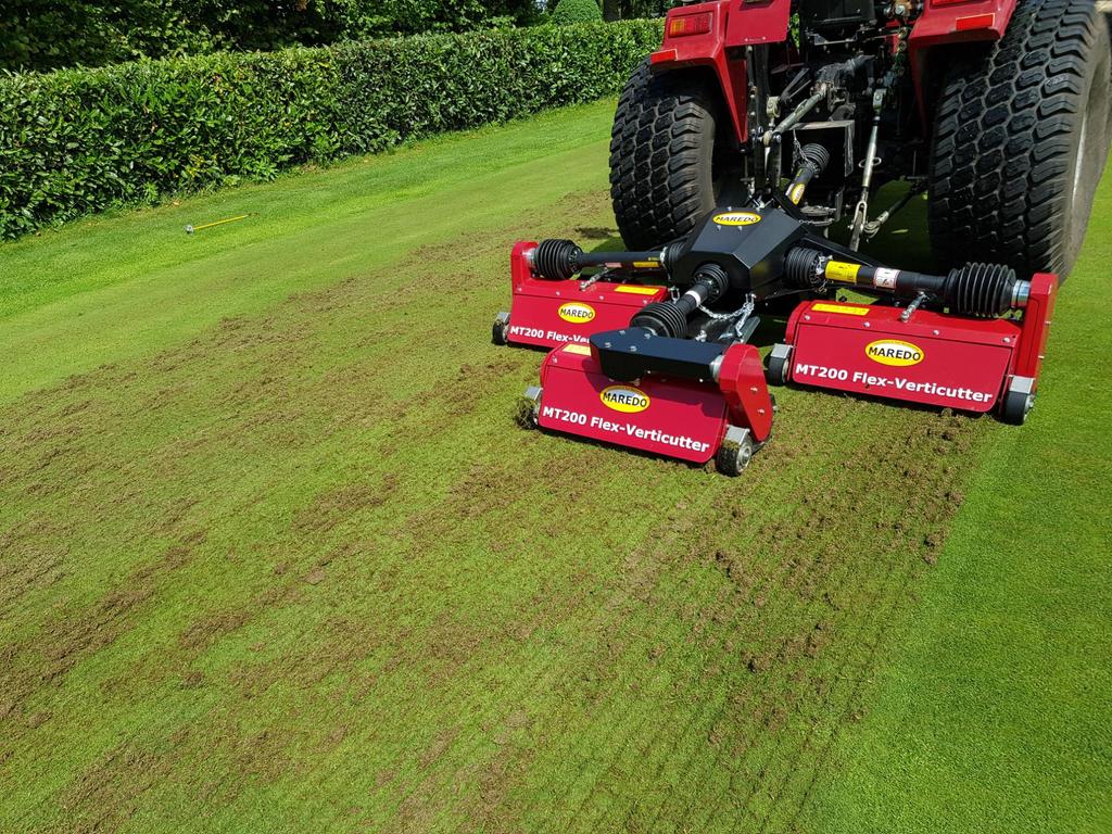 De tools van Maredo maken het onderhoud van grasvelden gemakkelijker, sneller en duurzamer